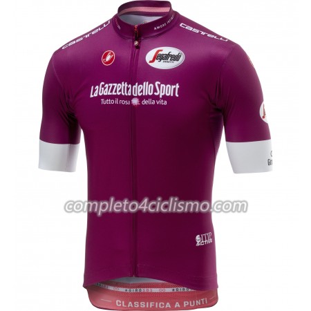 Maglia Ciclamino 2018 Giro d'Italia Manica Corta